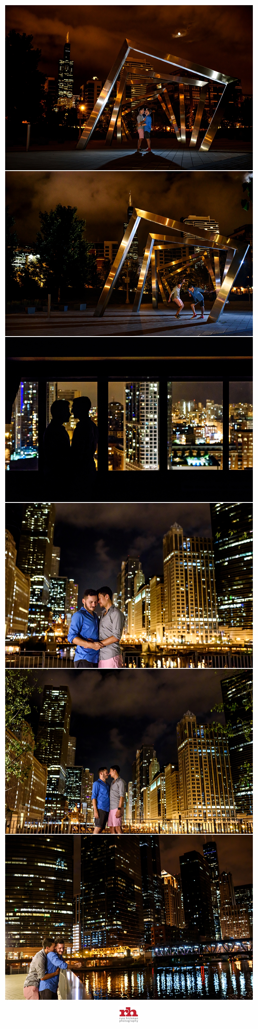 Epic Chicago Engagement Session with an LGBTQ Couple in Love.